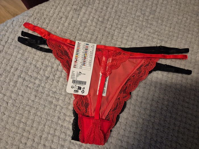 Lot de 3 tanga neufs taille L - photo numéro 2