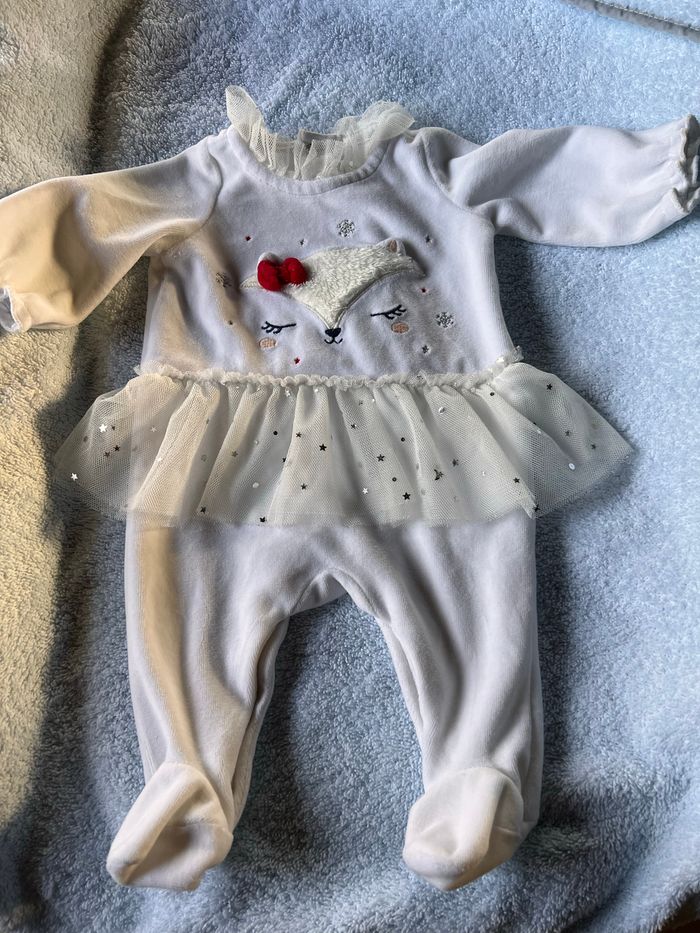 Pyjama velours 1 mois