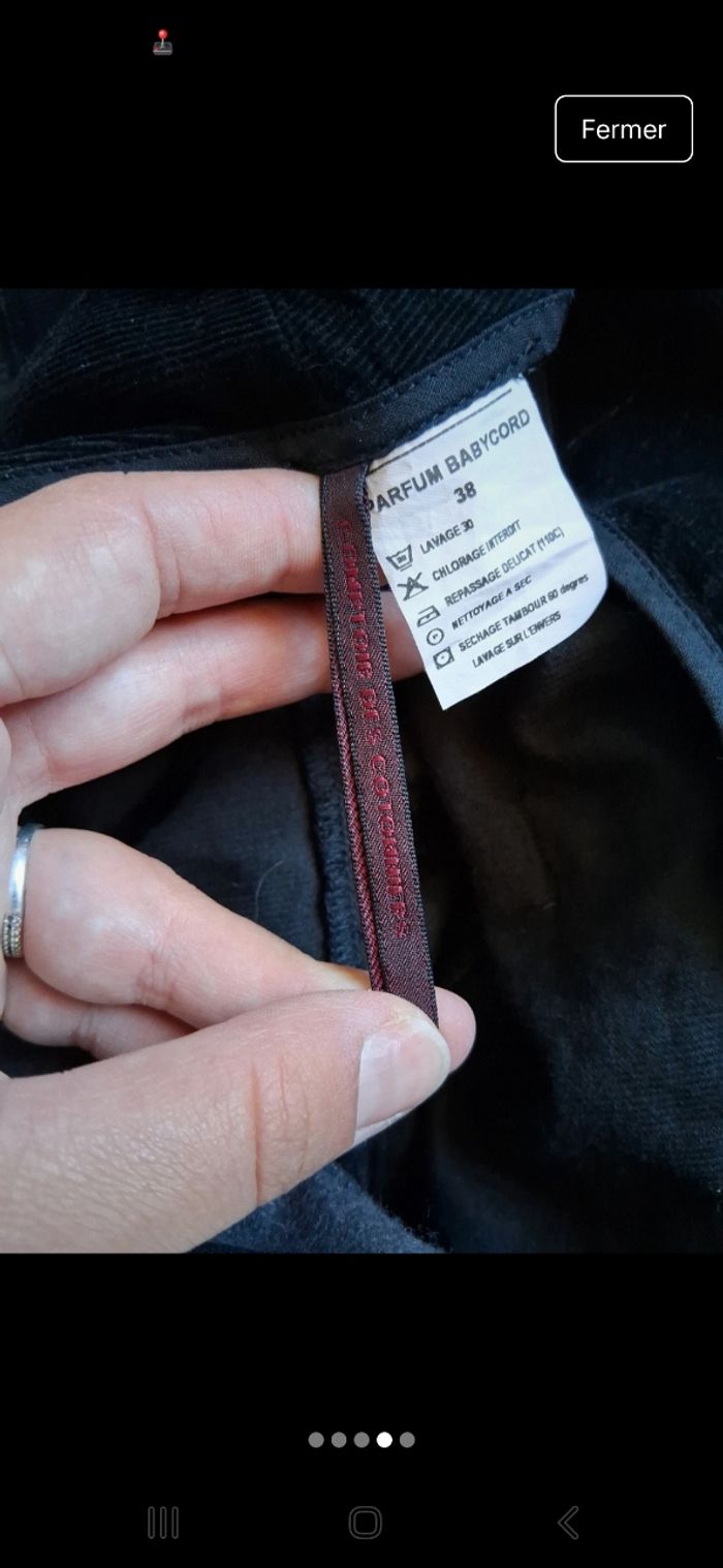 Jupe velours côtelé comptoirs des cotonniers - photo numéro 4