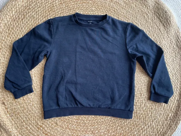 Sweat uni bleu marine 10 ans Kiabi - photo numéro 2