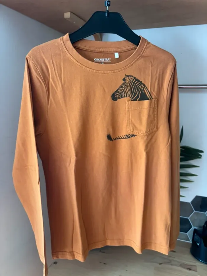 Sublime T-shirt ML Camel • Orchestra • 10 ans
