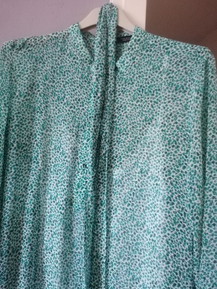 Robe longue d'été fluide zara taille m - photo numéro 5