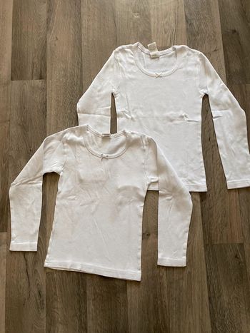 Lot deux tee shirt blanc