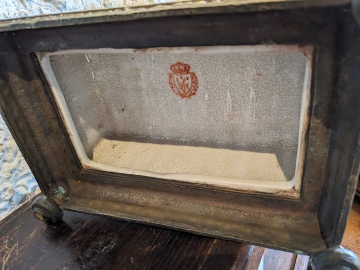 Ancien centre de table porcelaine - photo numéro 2