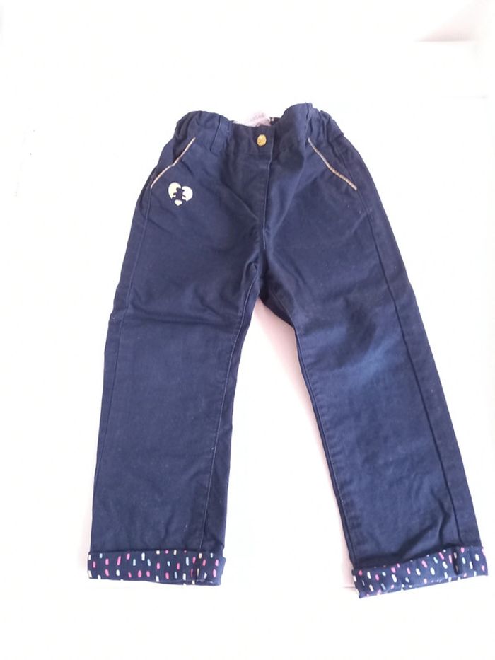 Pantalon lulu castagnette fille 24 mois