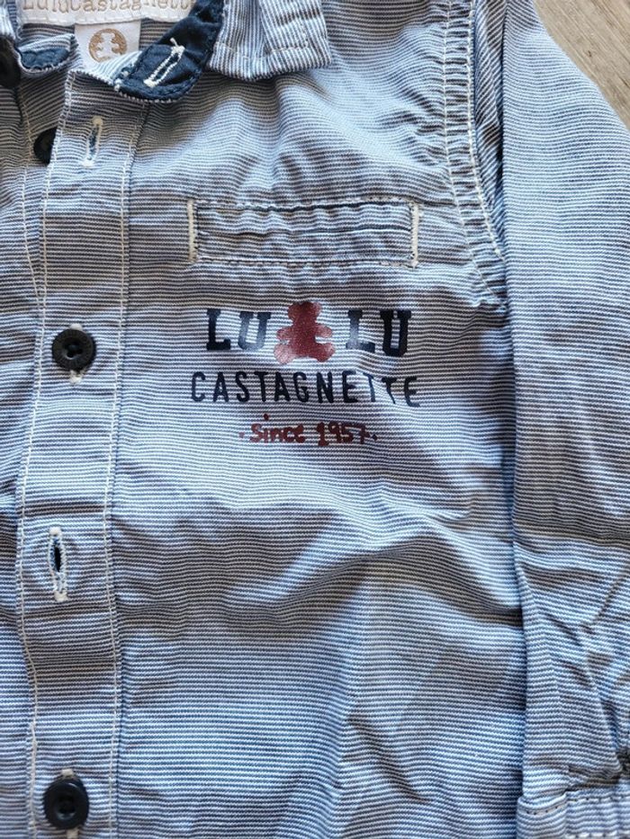 Chemise garçon Lulu Castagnette 12 mois - photo numéro 2