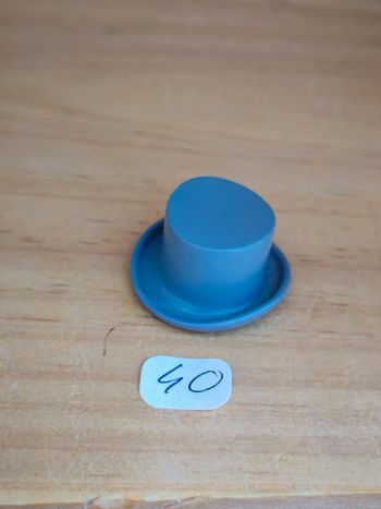 Playmobil 1900 1 chapeau haut de forme gris