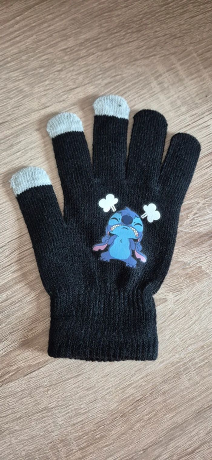 Gants tactiles fantaisie Stitch - photo numéro 2