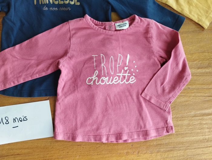 lot de 3 maillots manches longues 18 mois - photo numéro 2