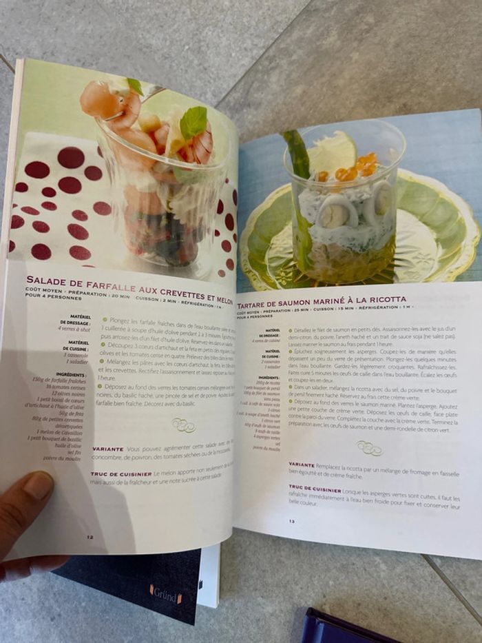 Livres recettes verrines / apéritifs neufs - photo numéro 7