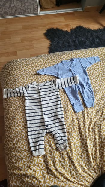 2 pyjama sans pied 3 mois garcon