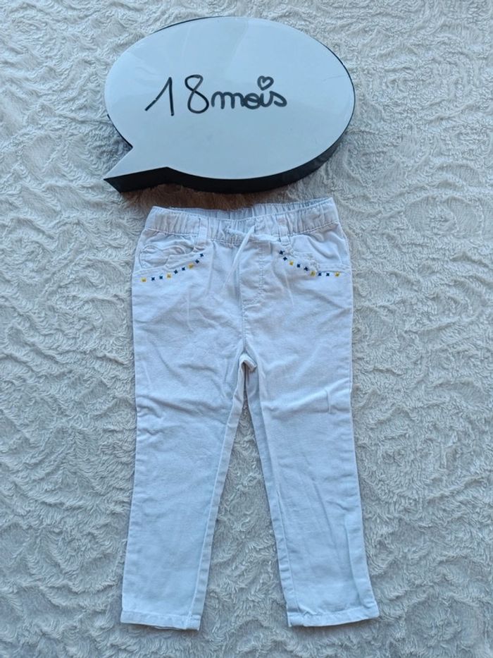 Pantalon en lin Fille 18 mois Orchestra