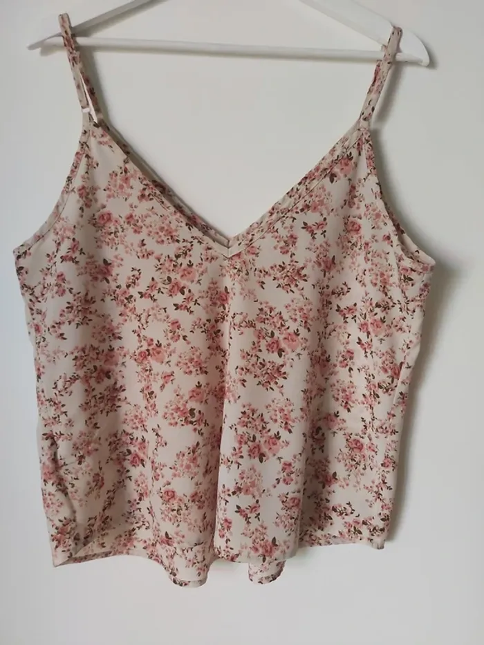 Lot de 2 tops fleuris à bretelles - photo numéro 5
