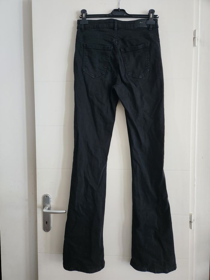Pantalon jeans femme évasé - photo numéro 2