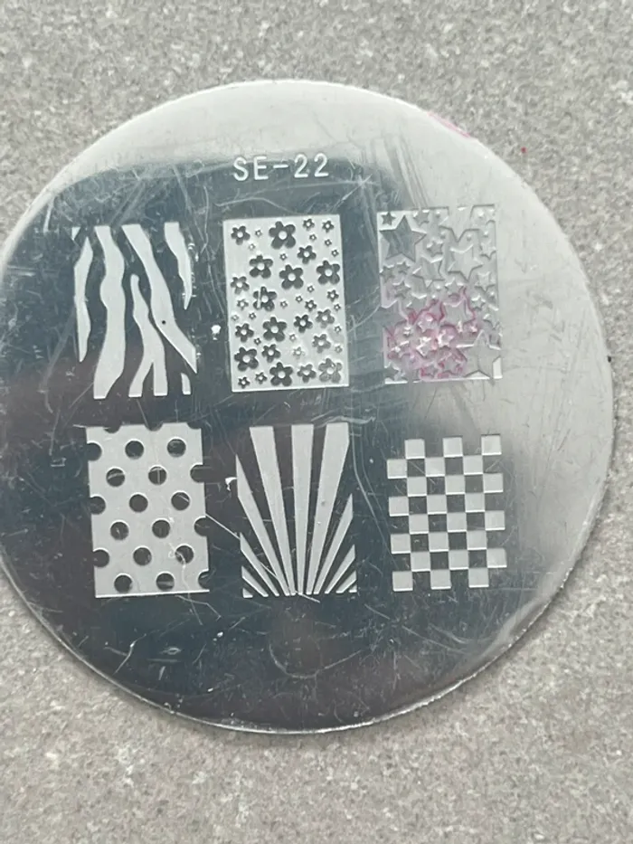 Lot 8 plaques Stamping Nail Art - photo numéro 6