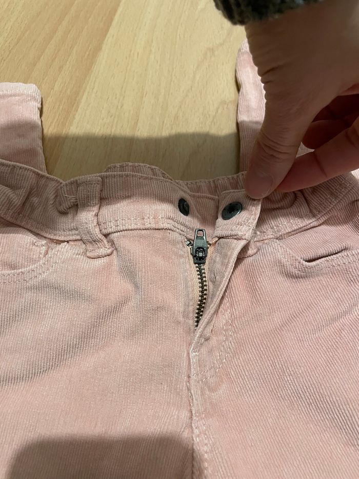 Pantalon velours rose - photo numéro 6