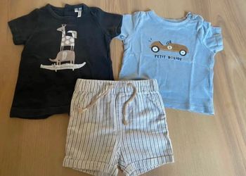 2 t shirts + 1 short 