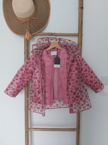 Manteau 2 en 1 doudoune + cape de pluie Sergent Major 6 ans