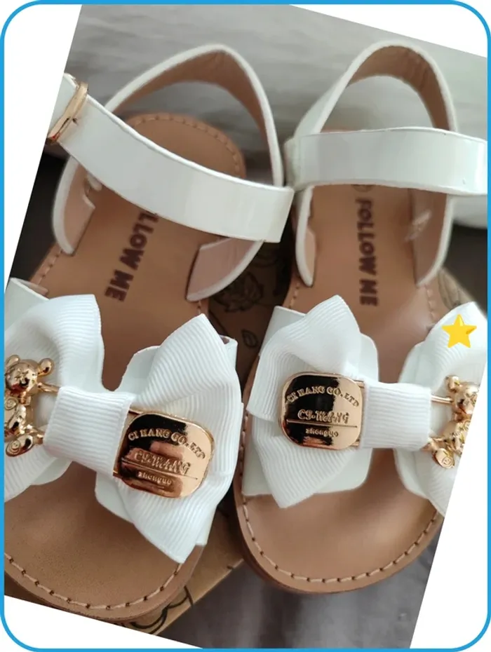 Chaussures fille- blanche - T25 - photo numéro 2