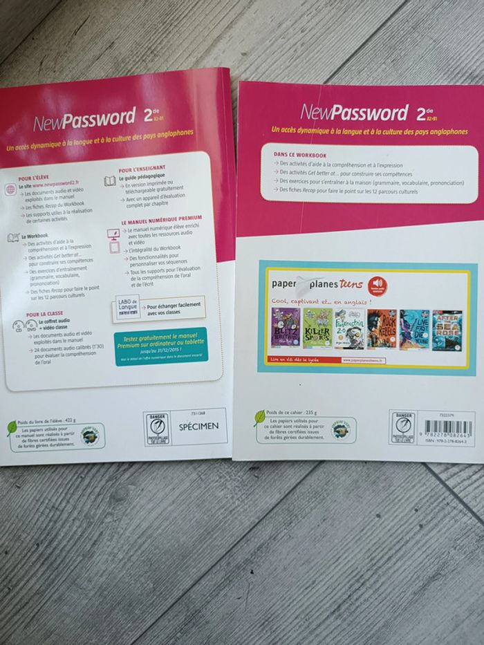 New Password manuel+workbook - photo numéro 2