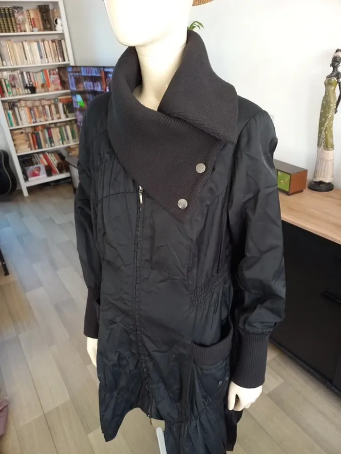Manteau noir femme 44/46 - photo numéro 2