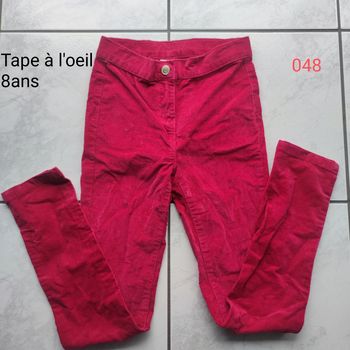 Pantalon rose 8 ans