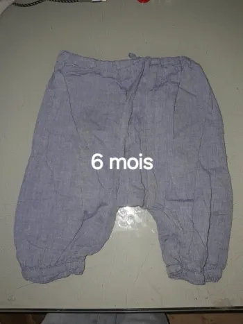 Sarouel bleu 6m