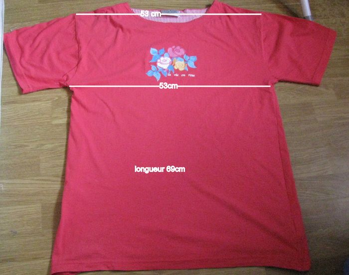 tee shirt rouge - photo numéro 5