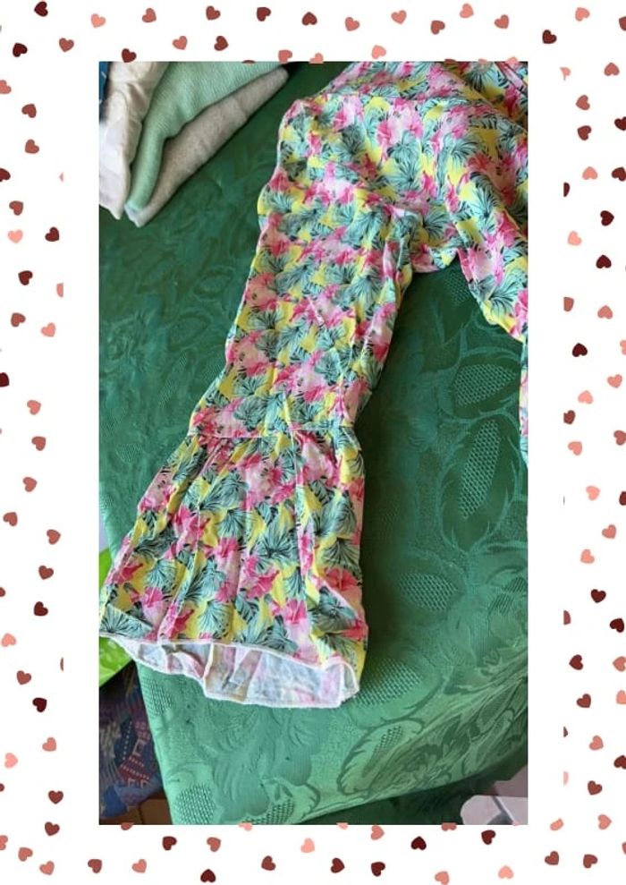Robe/tunique fleurie multicolore Chantal B - photo numéro 6