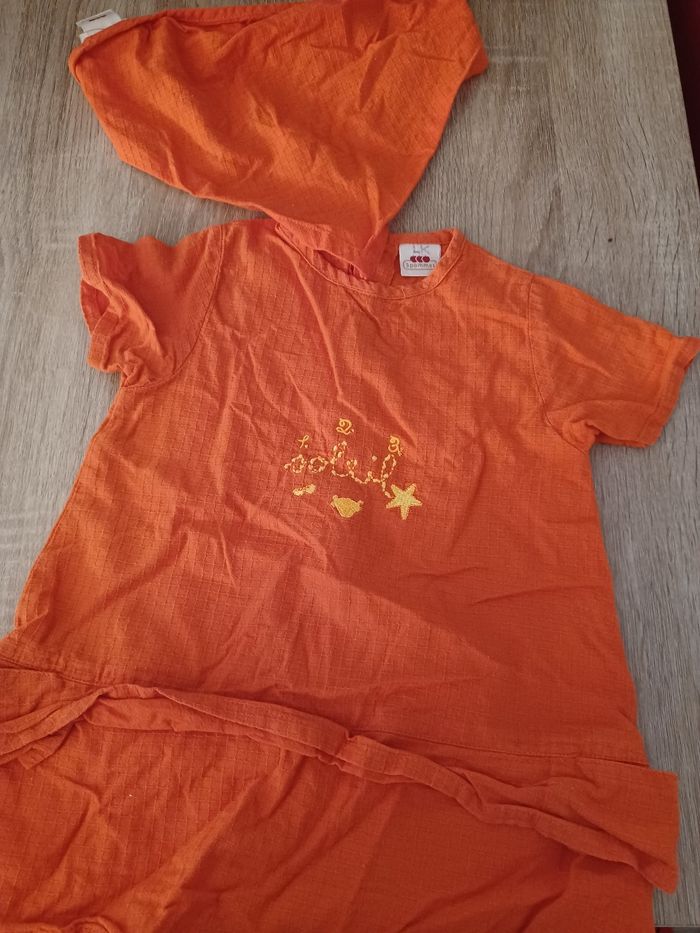 Robe 18 mois plus bandana