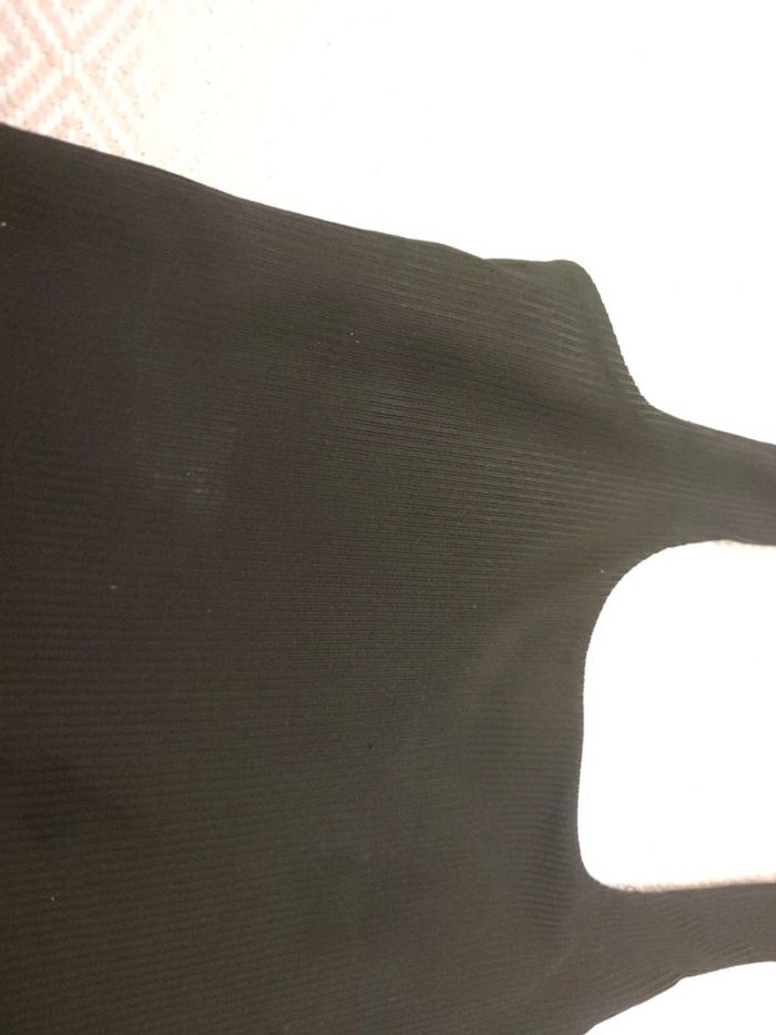 Crop top noir côtelé Pimkie xs 14 ans - photo numéro 3