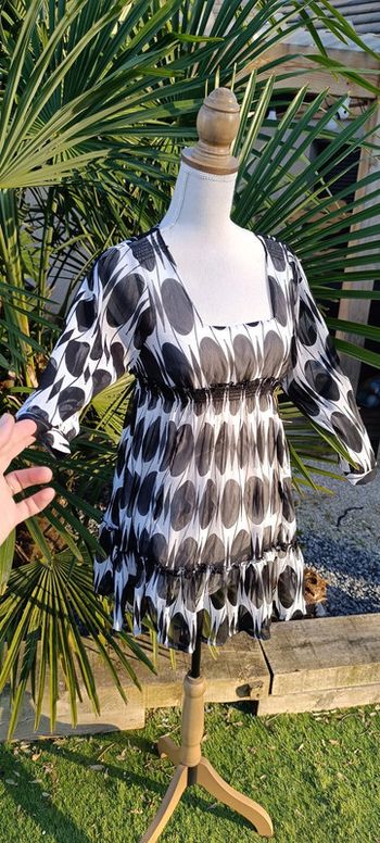 Robe voilage doublée sur le corps DDP