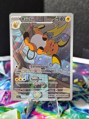 Carte pokémon neuve 🇨🇵 Raichu 211/193 Évolution à Paldéa