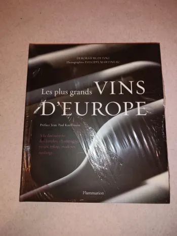 Livre les plus grands vins d'Europe