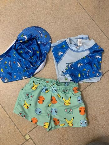 Lot maillots de Bain garçon 4 ans