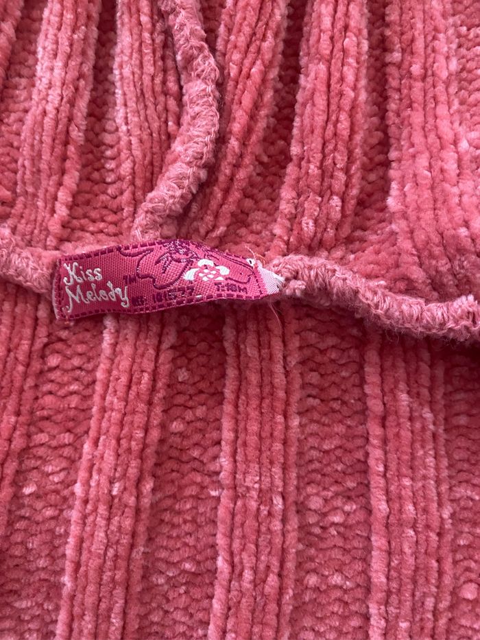 Gilet doux Fuschia très bon état 18-24 mois Kiss Mélodie - photo numéro 5