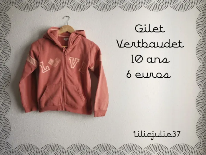 Gilet Vertbaudet 10 ans