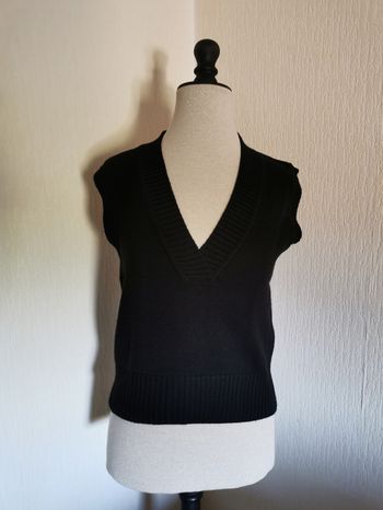 Pull sans manches marron foncé Burton