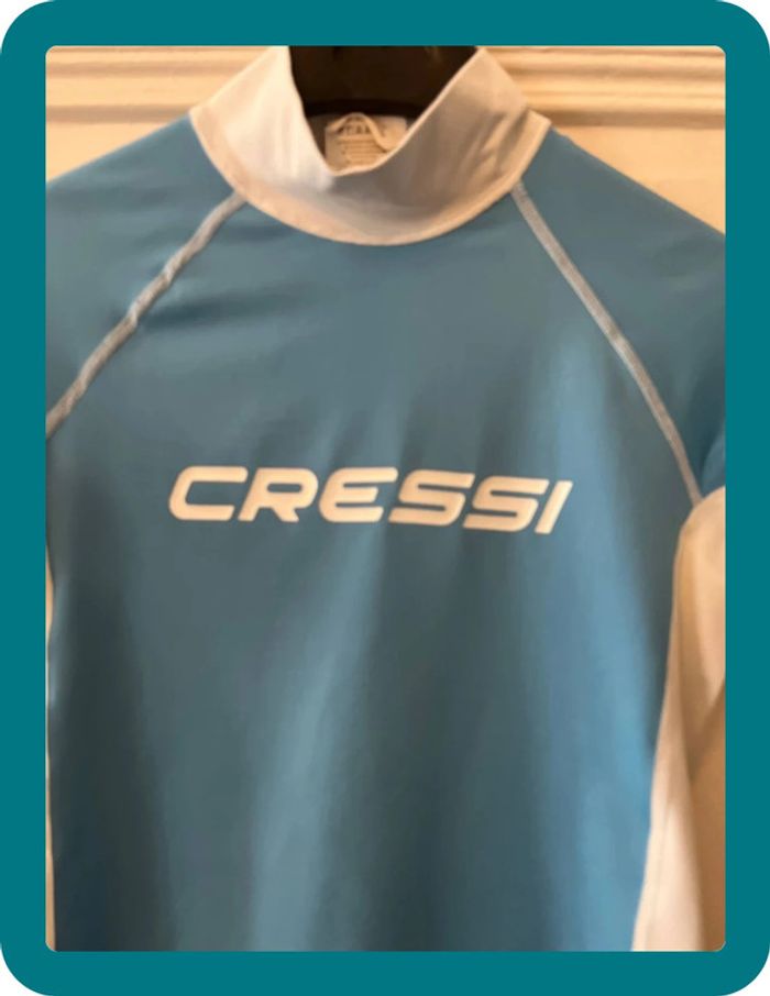 T-shirt natation anti-uv manches courtes 8 ans - Cressi - photo numéro 2