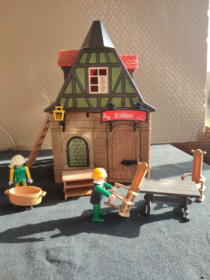 Playmobil 3440 maison médiévale tailleur