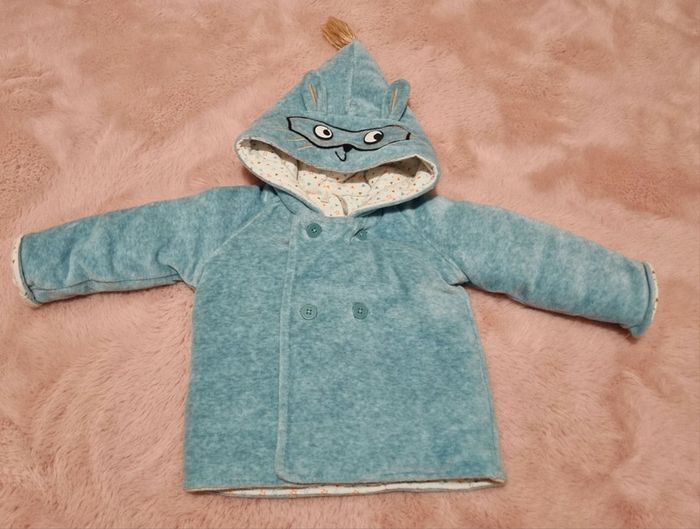 Magnifique manteau chaud- 6mois - 67cm - orchestra
