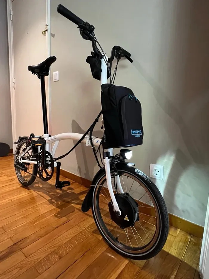 Brompton C-Line M6L blanc, - photo numéro 2