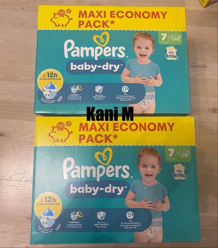 Pampers taille 7 - photo numéro 2