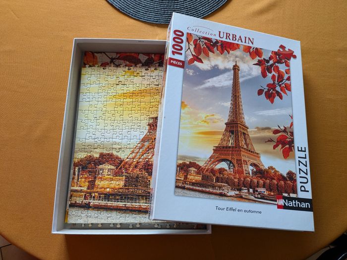 Magnifique puzzle Paris Tour Eiffel Nathan 1000 pièces - photo numéro 3