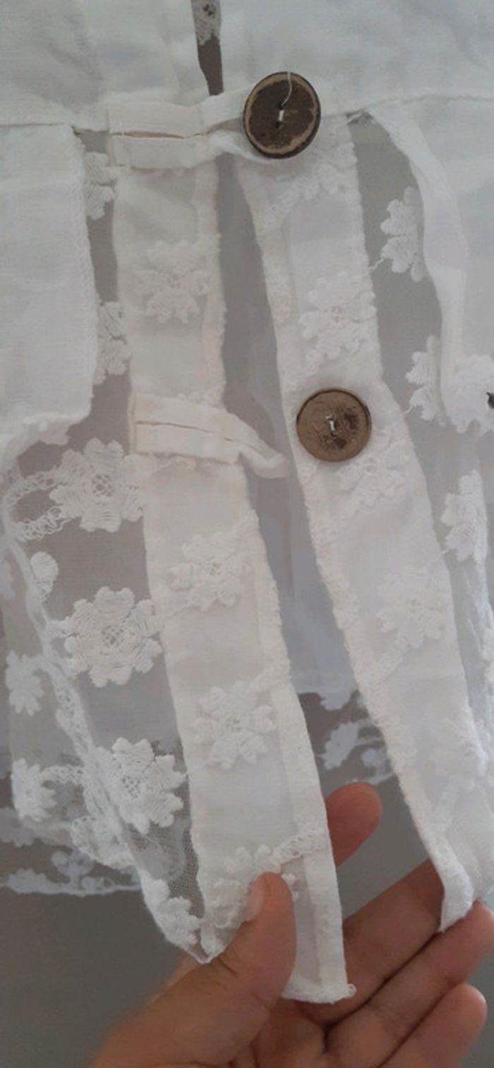 Très joli top neuf taille xl / veste fine ideale cérémonie - photo numéro 3