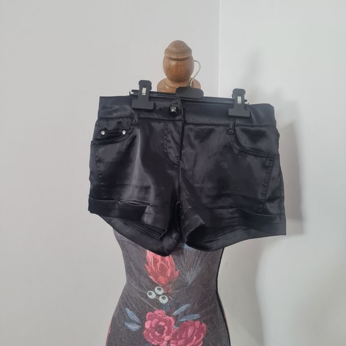 Short noir satiné jennyfer