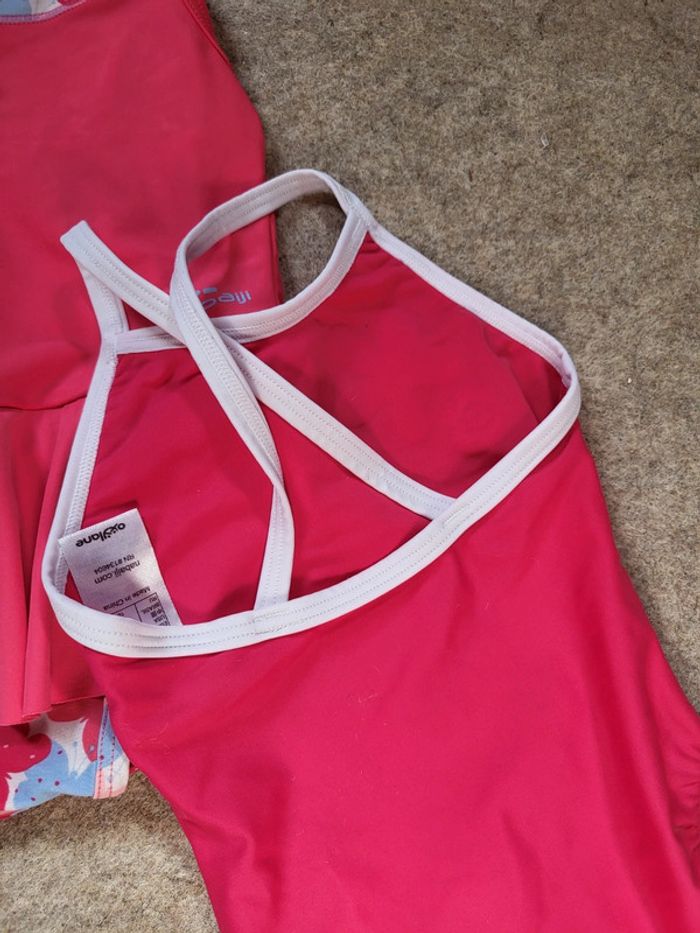 Lot de 2 maillots de bain 18mois fille nabaiji - photo numéro 3