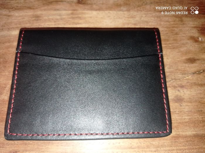 Porte cartes cuir noir, NEUF - photo numéro 2