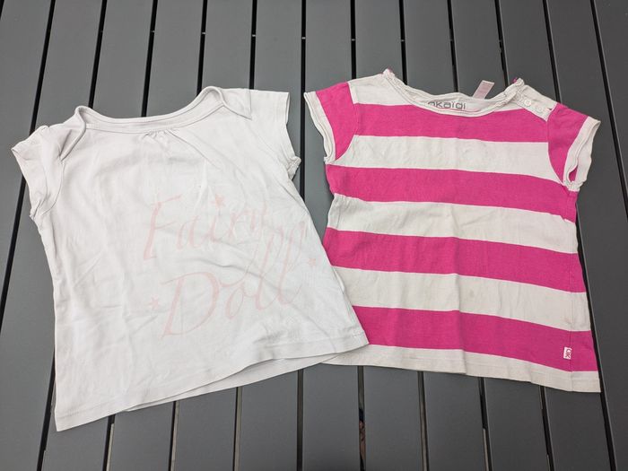 Lot 12 vêtements été mi saison fille 4 ans - photo numéro 8
