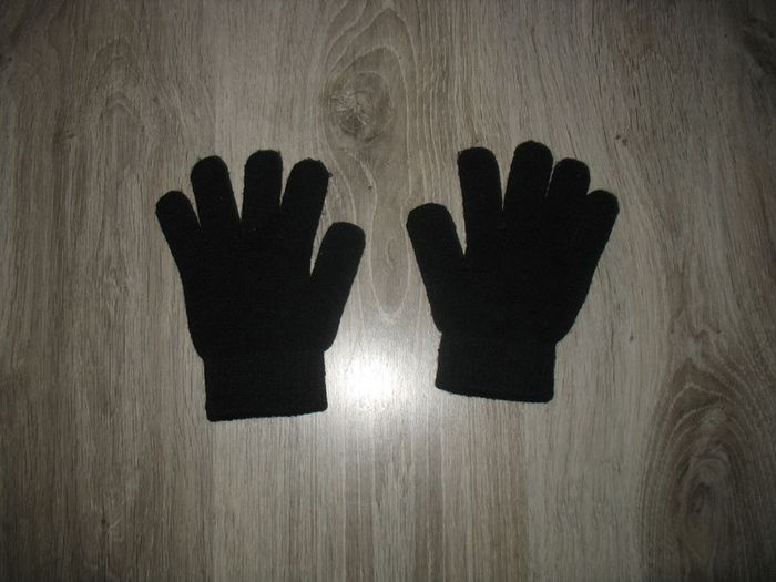 PAIRE DE GANTS NOIR MIXTE "LA HALLE" - TAILLE UNIQUE - n°05